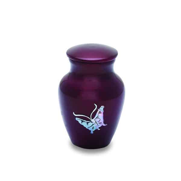 Item #9998-3 Mother of Pearl Butterfly Tranquility Keepsake