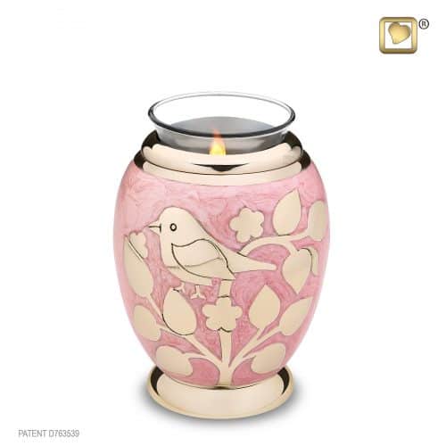 SILVER BLESSING BIRDS™ TEALIGHT KEEPSAKE