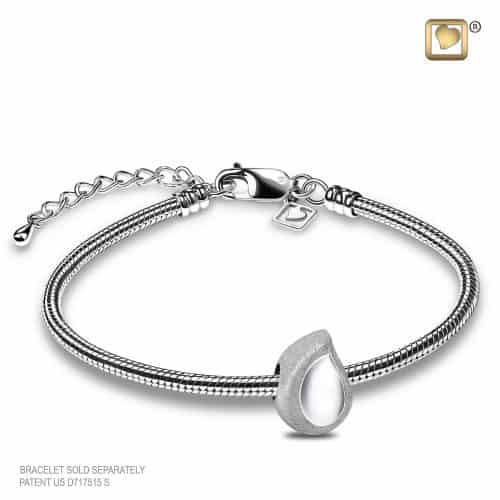 BEAD TearDrop™ Rhodium Plated Two Tone Bracelet
